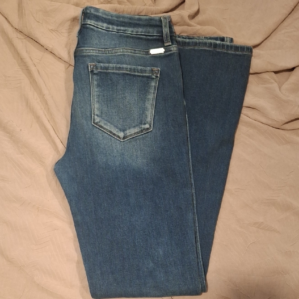 KanCan Women's Straight Leg Jeans - Dark Blue